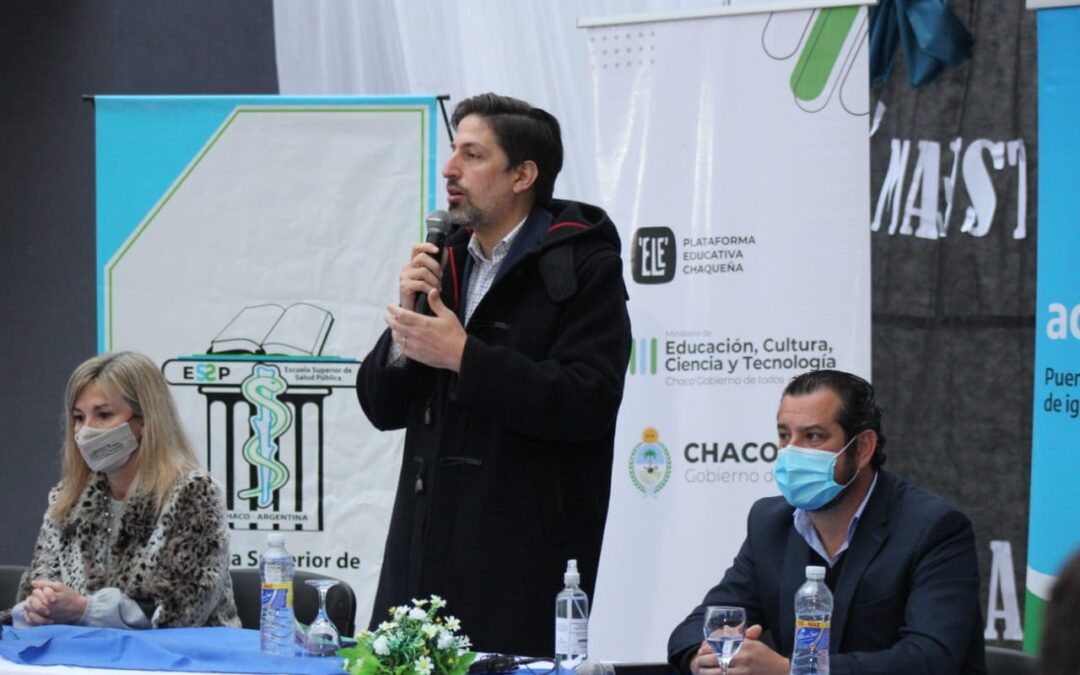 EL MINISTRO TROTTA EN CHACO: RECORRIÓ E INAUGURÓ OBRAS PARA EL REGRESO PROGRESIVO A LA PRESENCIALIDAD CUIDADA
