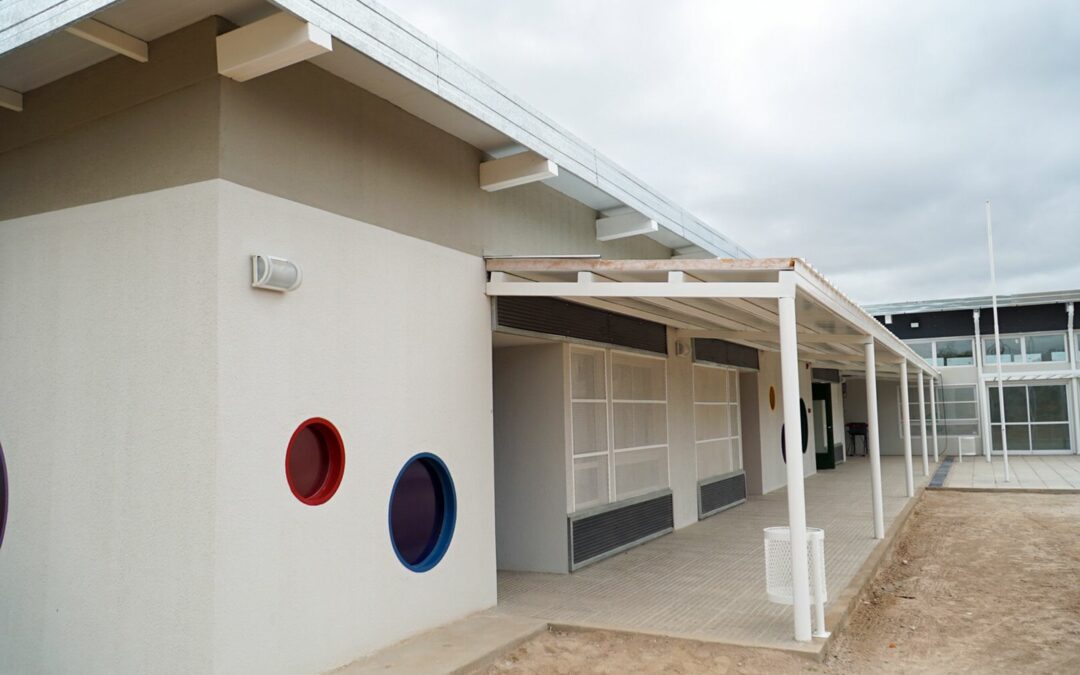 Supervisaron obras de infraestructura escolar en Resistencia y Fontana