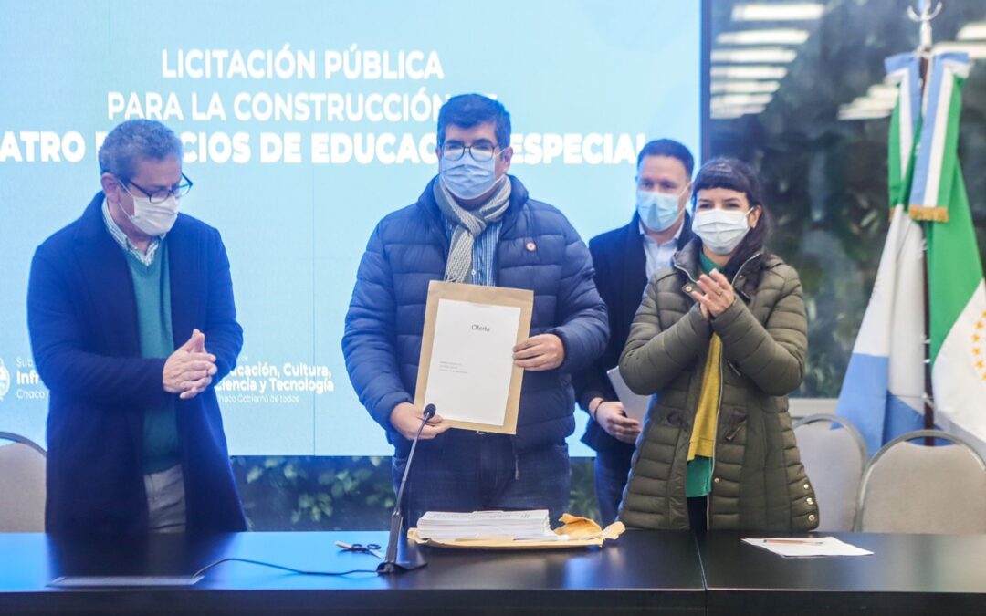 Cinco empresas presentaron sus ofertas para la construcción de cuatro escuelas especiales en el interior