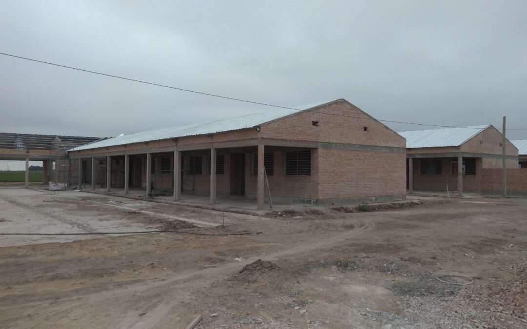 Avanzamos con la edificación del nuevo establecimiento de la Escuela Primaria N° 1027 de Charata.