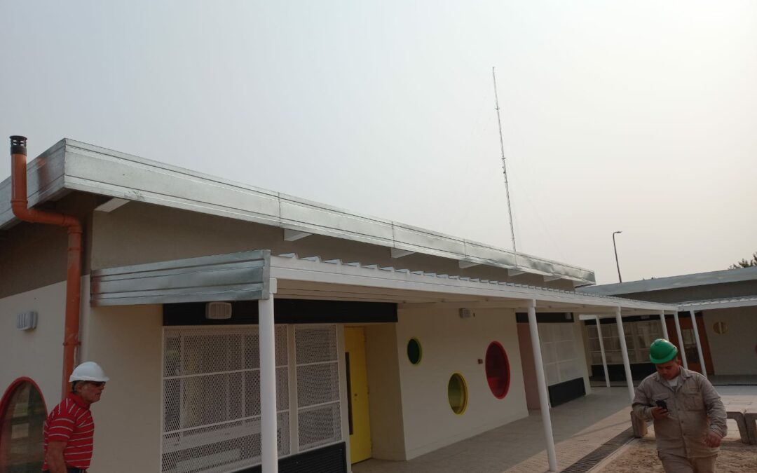 Avanzamos con la construcción del Jardín de infantes del Polo Educativo (Calle Ramírez y Piacentini), la obra tiene un presupuesto oficial de $110.844.417,74.