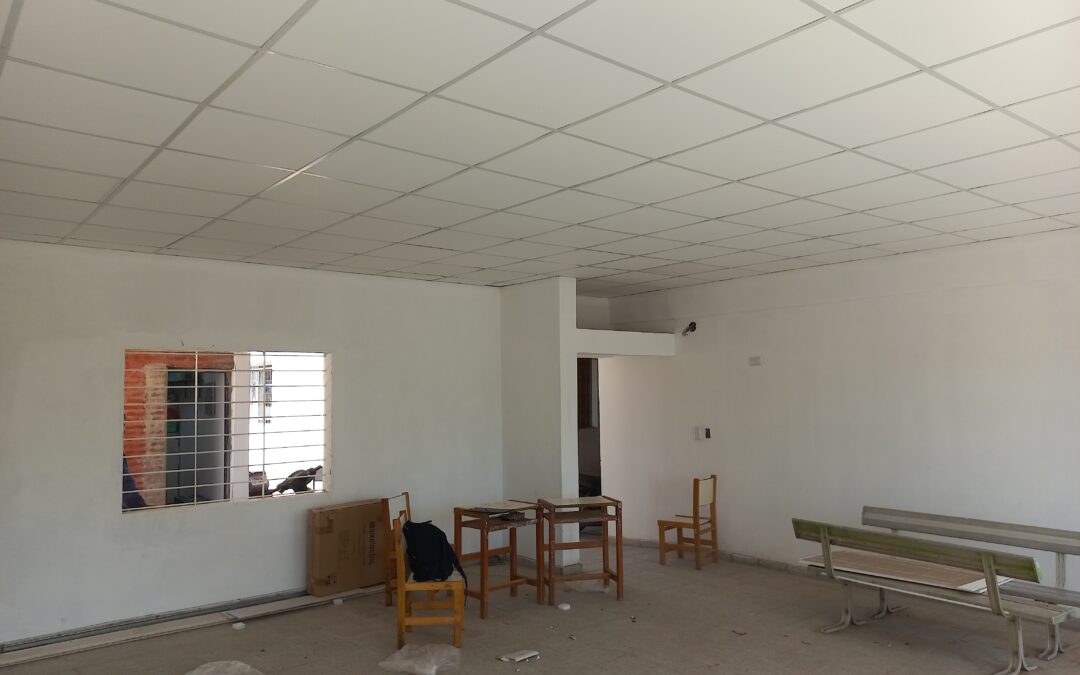 Finalizamos las refacciones en la E.E.S N° 191 de la Localidad de Roque Sáenz Peña , la obra se ejecutó con un presupuesto de $ 6.798.674,22 , financiados a través de Ministerio de Planificación, Economía e Infraestructura.