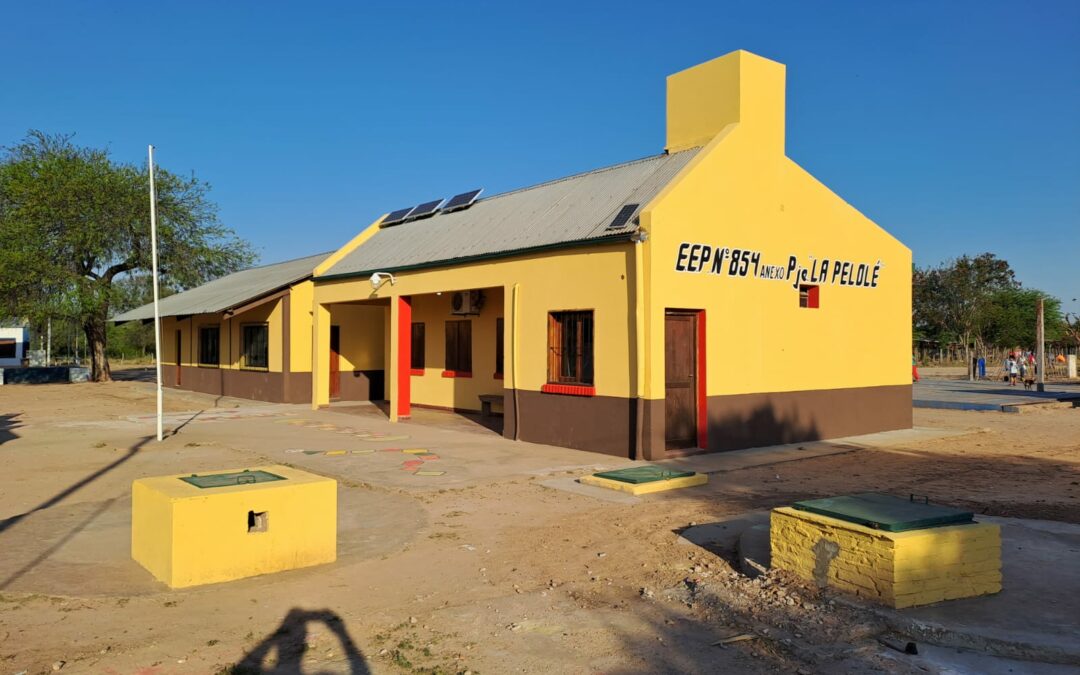 Villa Rio Bermejito: Se finalizó la refacción de una escuela rural.