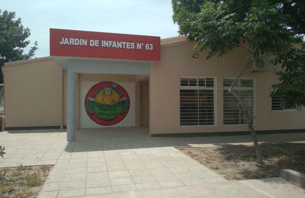 Avanzamos con la ampliación y refacción del Jardín de Infantes N° 63 de la Localidad de Machagai, se ejecuta través del programa 46 y tiene un presupuesto de           $ 58,687,788.41.