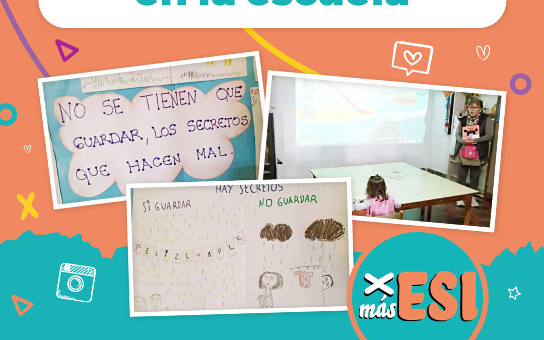 En el Marco del dia ESI del mes, la EEP N°470 de la localidad de  Pcia de la Plaza, llevó adelante una jornada en articulación con el nivel inicial: «Los Secretos», para poder expresar sentimientos y emociones, y poder reconocer situaciones que hacen sentir mal o incómodos/as
