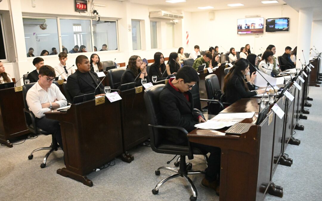 Parlamento juvenil: 32 estudiantes continúan la tarea parlamentaria