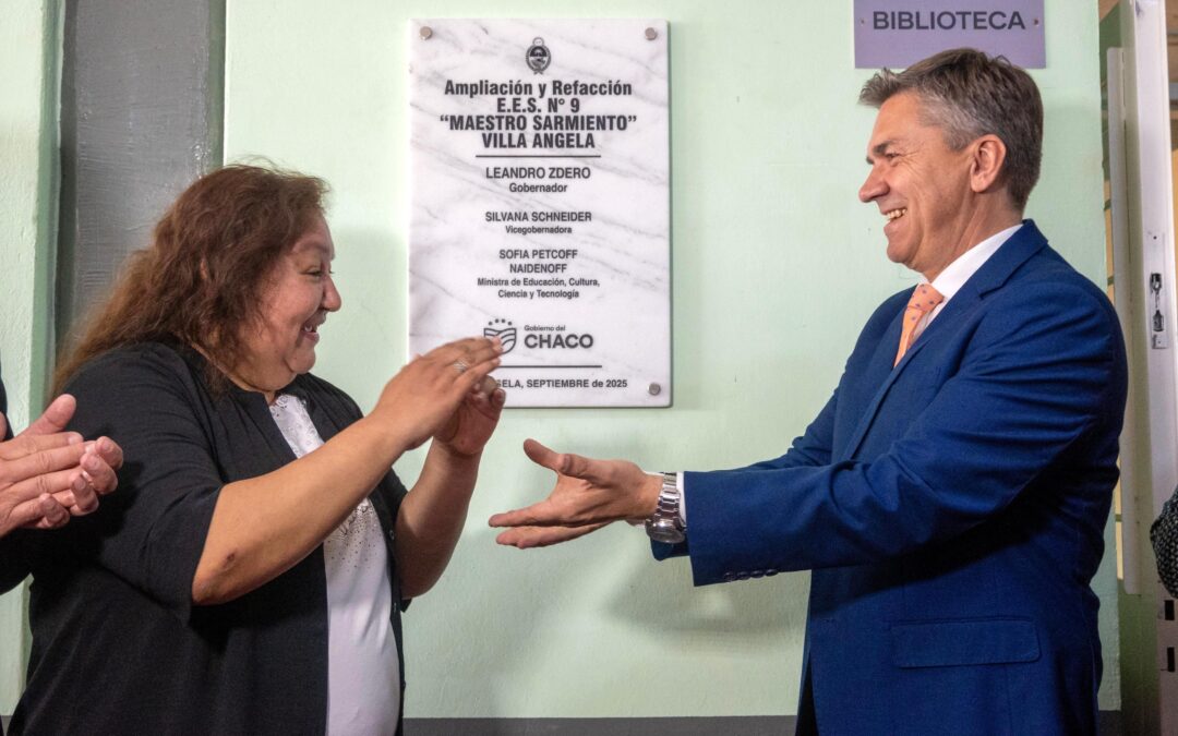 UN DÍA HISTÓRICO: DESPUÉS DE 6 AÑOS, EL “BACHI” 9 DE VILLA ÁNGELA, VOLVIÓ A SU RENOVADO EDIFICIO