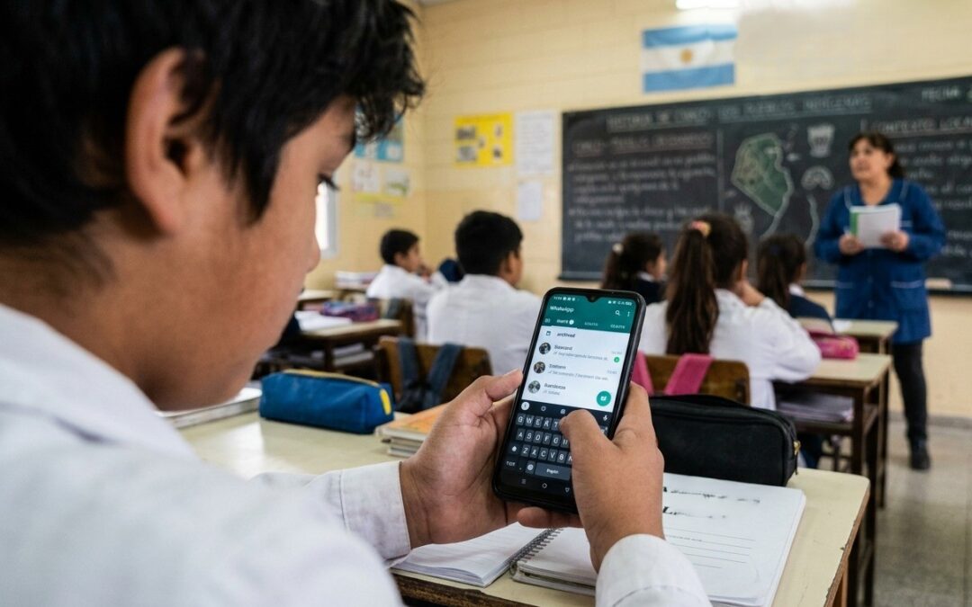Regulación de celulares en el aula: la ministra Naidenoff valoró la sanción de la ley que propicia un uso responsable de la tecnología 