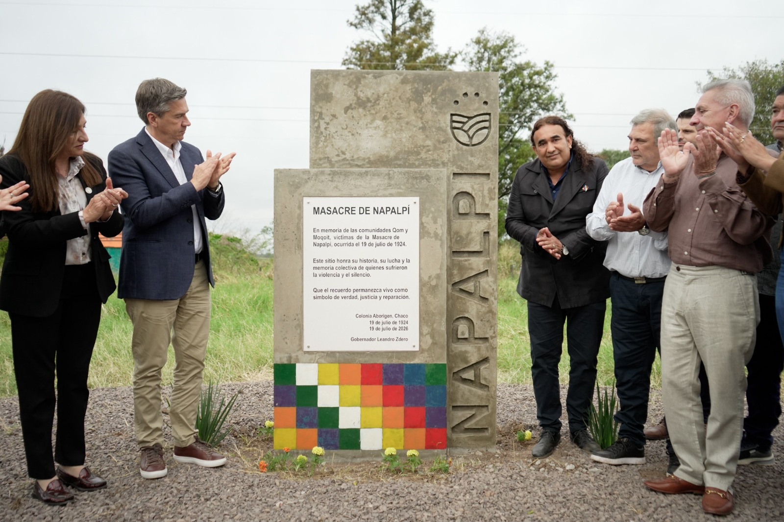 102° ANIVERSARIO DE LA MASACRE DE NAPALPÍ: EL GOBIERNO PROVINCIAL INAUGURÓ UN TÓTEM CONMEMORATIVO Y RATIFICÓ EL COMPROMISO CON LA REPARACIÓN HISTÓRICA