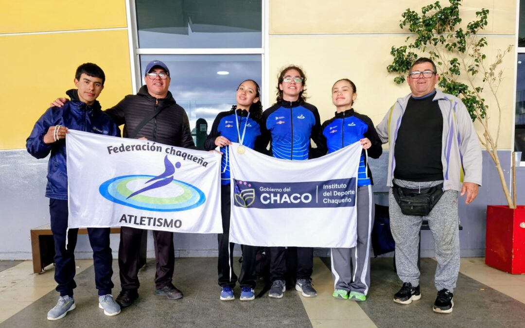 ESTUDIANTES CHAQUEÑOS SE DESTACARON EN EL CAMPEONATO ARGENTINO DE ATLETISMO SUB 16 EN SAN LUIS